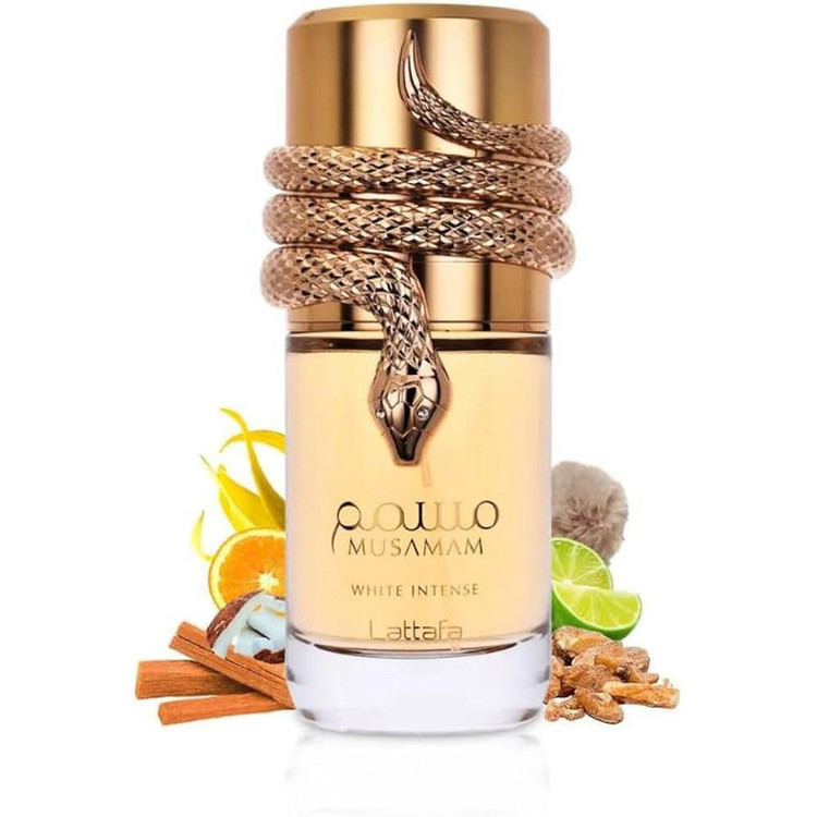 عطر ادکلن لطافه مسمم وایت انتنس (Lattafa Musamam White Intense) - ۱۰۰ میل اصل