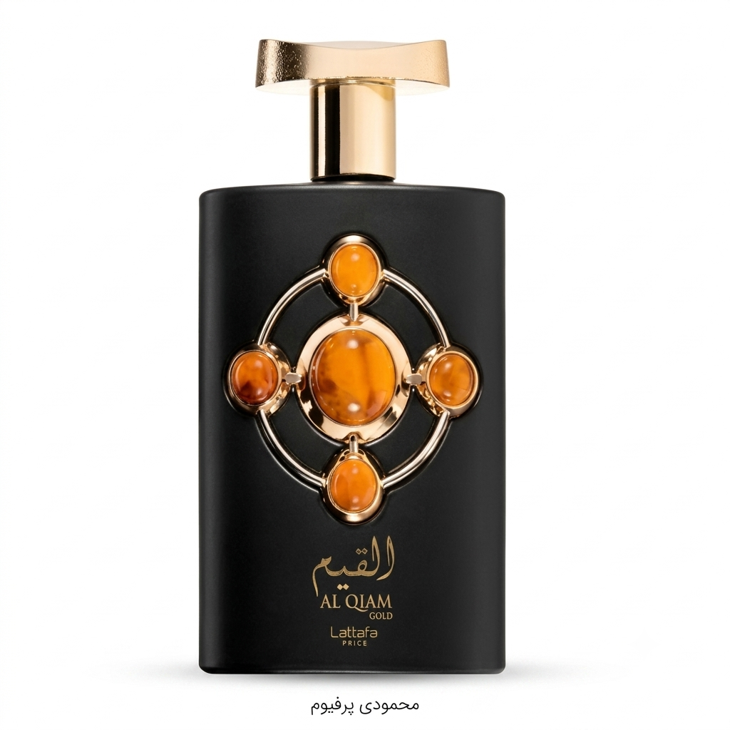ادوپرفیوم مردانه لطافه مدل القیم حجم 100 میلی‌لیتر با ساختار رایحه چوبی، مناسب فصل زمستان