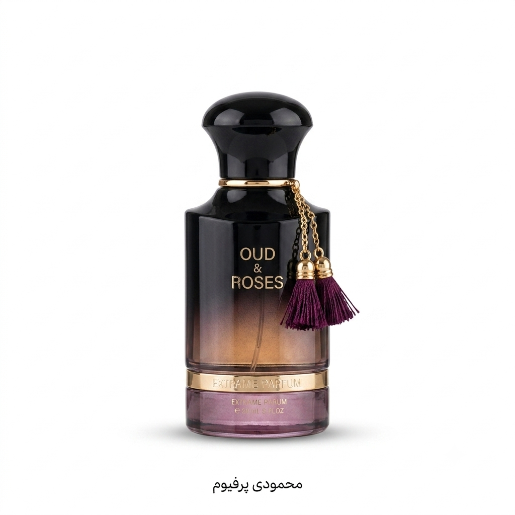 عطر عود اند رزز (Oud & Roses) احمد المغربی – ۶۰ میلی‌لیتر (Extrame / Extreme Parfum)
